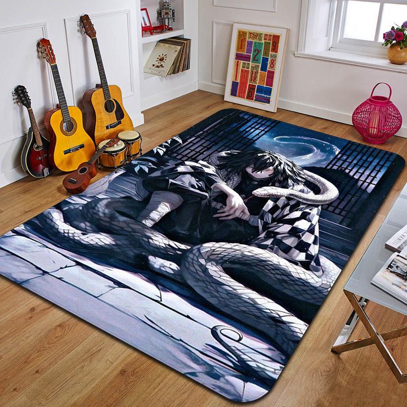 D-demons Layer Printed Carpet Fashion Yoga Mat Bedroom Decorative Carpet Living Room Bathroom Decorative Floor MAt Birthday Gift