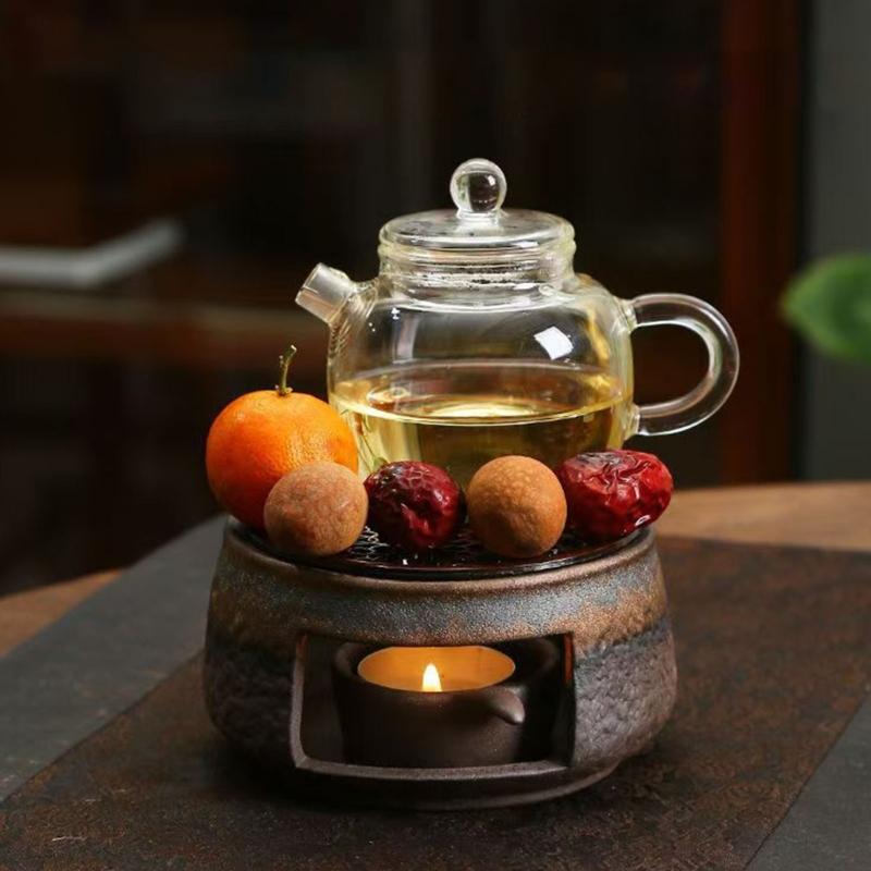1 Set Teas Stove Candle Insulation Teapot Stand Teas Light Candle Holder Aromatherapys Oil Burners Essential Oil Burners