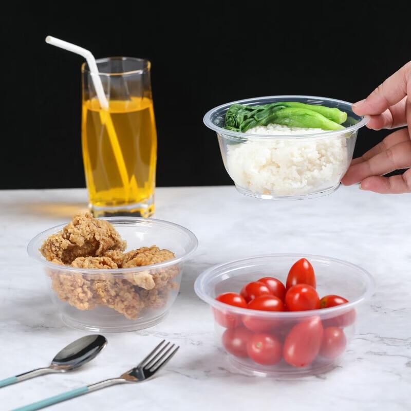 Transparent Disposable Plastic Bowls