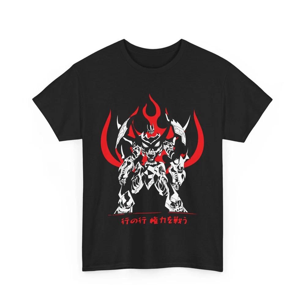 Anime Tengen Toppa Gurren Lagann Kamina Black T Shirt S