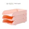Creative Multi-Layer Desktop File Box Materials File Shelf Office Three Layer File Tray File Folder Storage Box