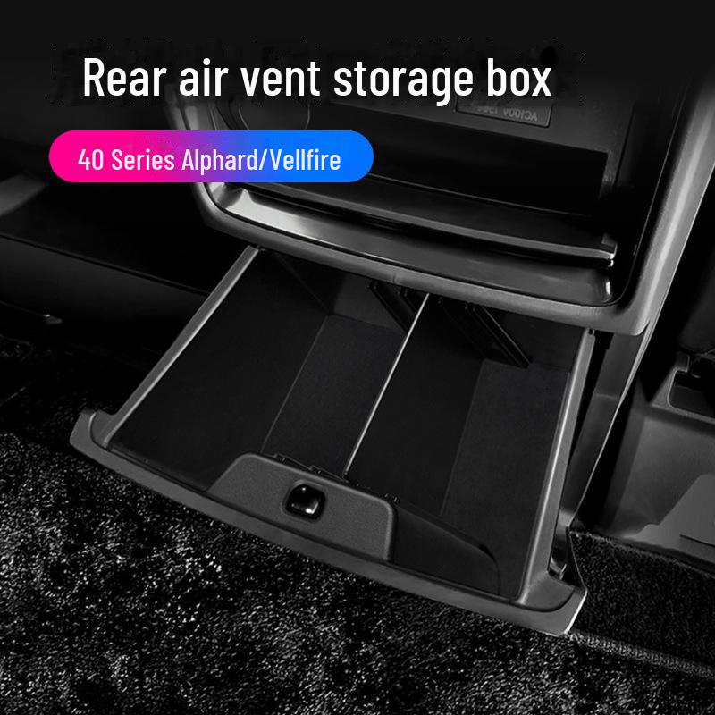 

Toyota Alphard 40 Series Rear Air Outlet Storage Box for Right-Hand Drive Alphard/Vellfire (2024 Model)