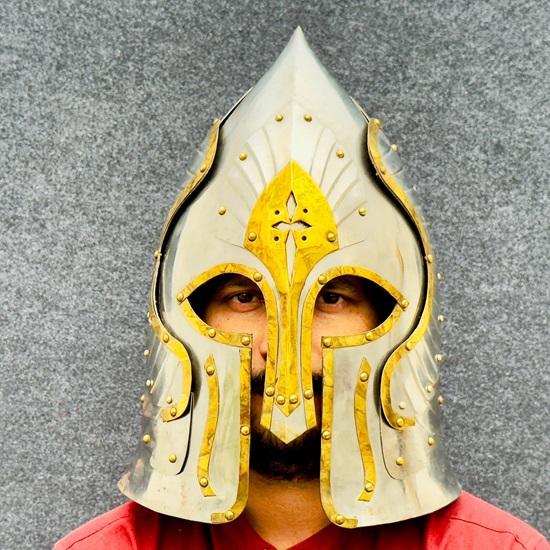 Lord of the Rings Helmet Gondor Knight Helmet Fully Wearable Armor LARP Halloween Costume Best Gift