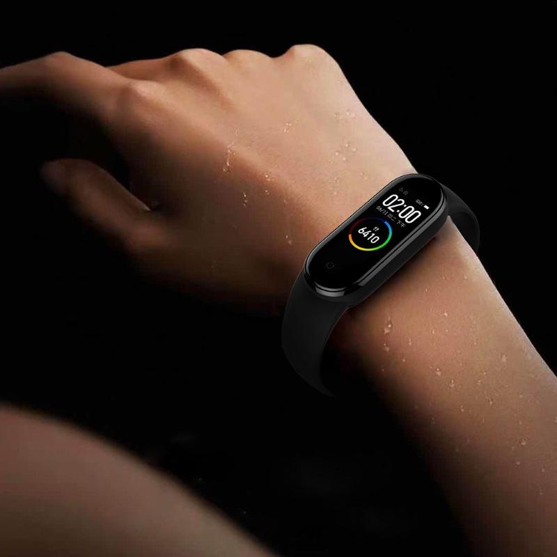 Quick Release Smartwatch Straps Washable Silicone Wristbands Bracelets for Mi Band 6 5 Watch Accessories