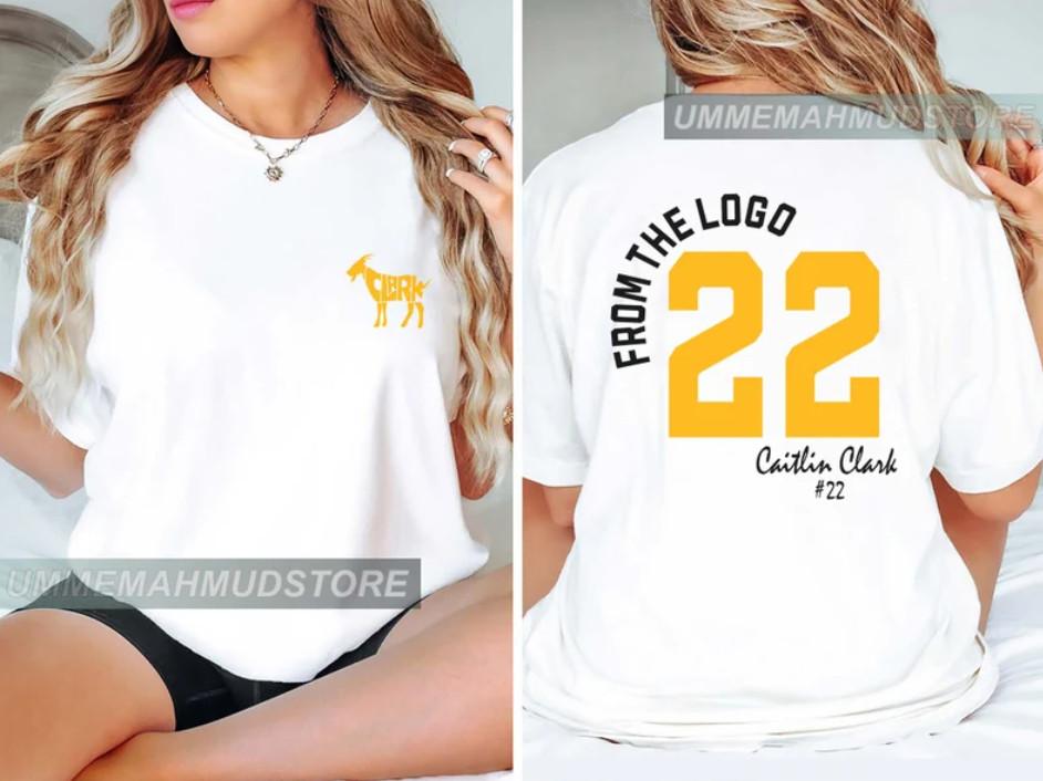 From The Logo 22 Caitlin Clark T-Shirt, Caitlin Clark fan shirt S
