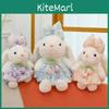 Floral Rabbit Plush Toy With Pp Cotton Filling For Children And Couples Gift