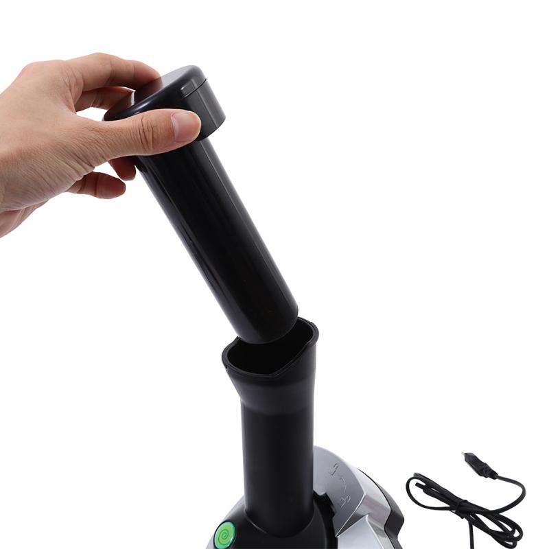 220 V Haushalt Elektrische Obst Eismaschine Eismaschine Haushaltsgerät 17 * 16 * 35 CM Silber