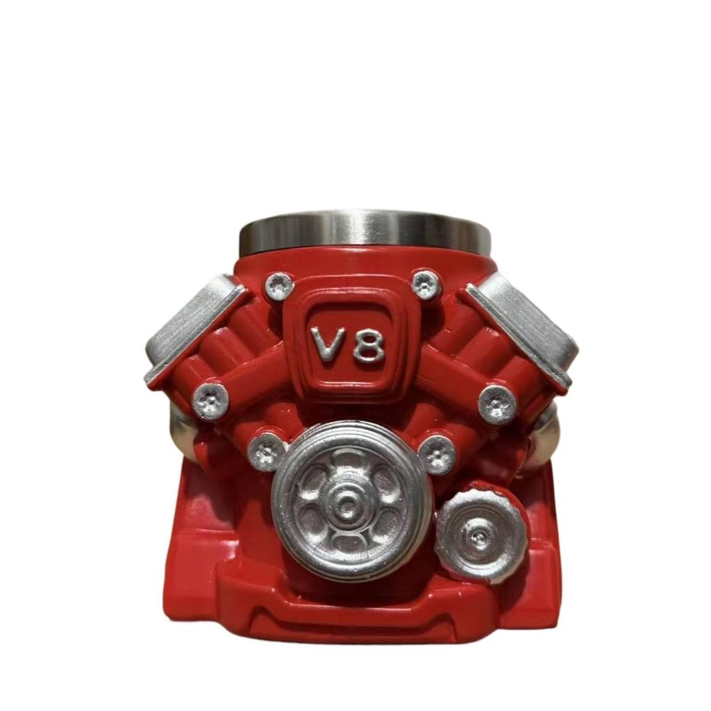Engine Block Mug Industrial Mechanical for Car Enthusiasts, Mechanics