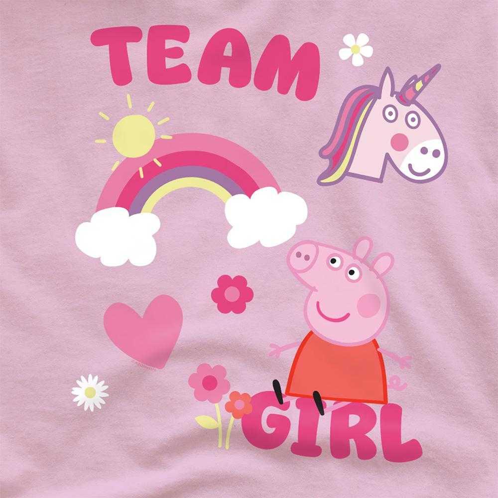 Peppa Pig Unisex Adult Team Girl Icons T-Shirt