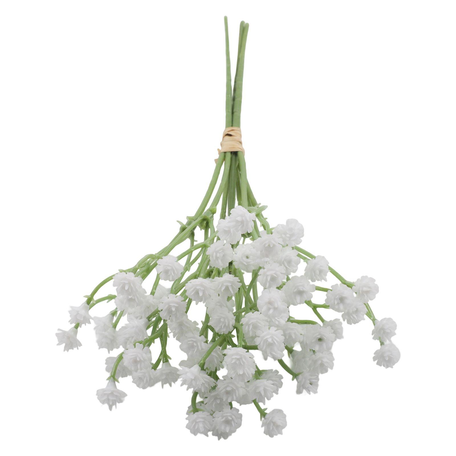 

As Shown Gypsophila Flowers Decorative Bouquet Floral Arrangements Sturdy Material Versatile Usage Vibrant Aesthetic белый