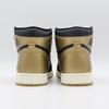 DZ5485-071 Nike Air Jordan 1 Retro High OG Black and Gold (Men's)