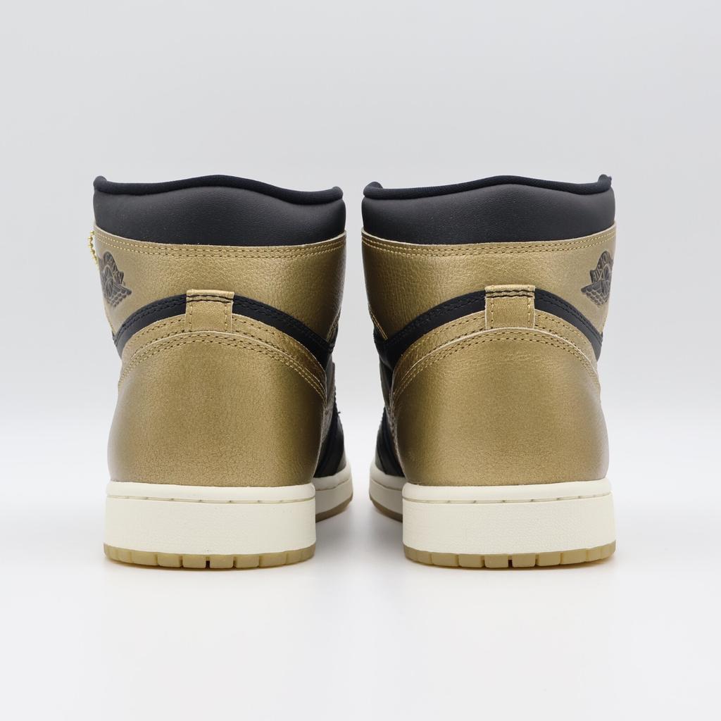 DZ5485-071 Nike Air Jordan 1 Retro High OG Black and Gold (Men's)