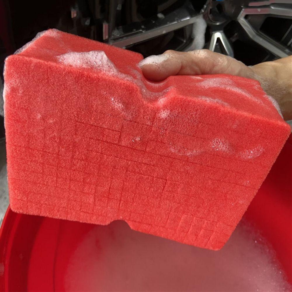 Soft Large Cross Soft Foam Grid Sponge Sponge Multifunctional Large Sponge Tire Wash Wipe Tool