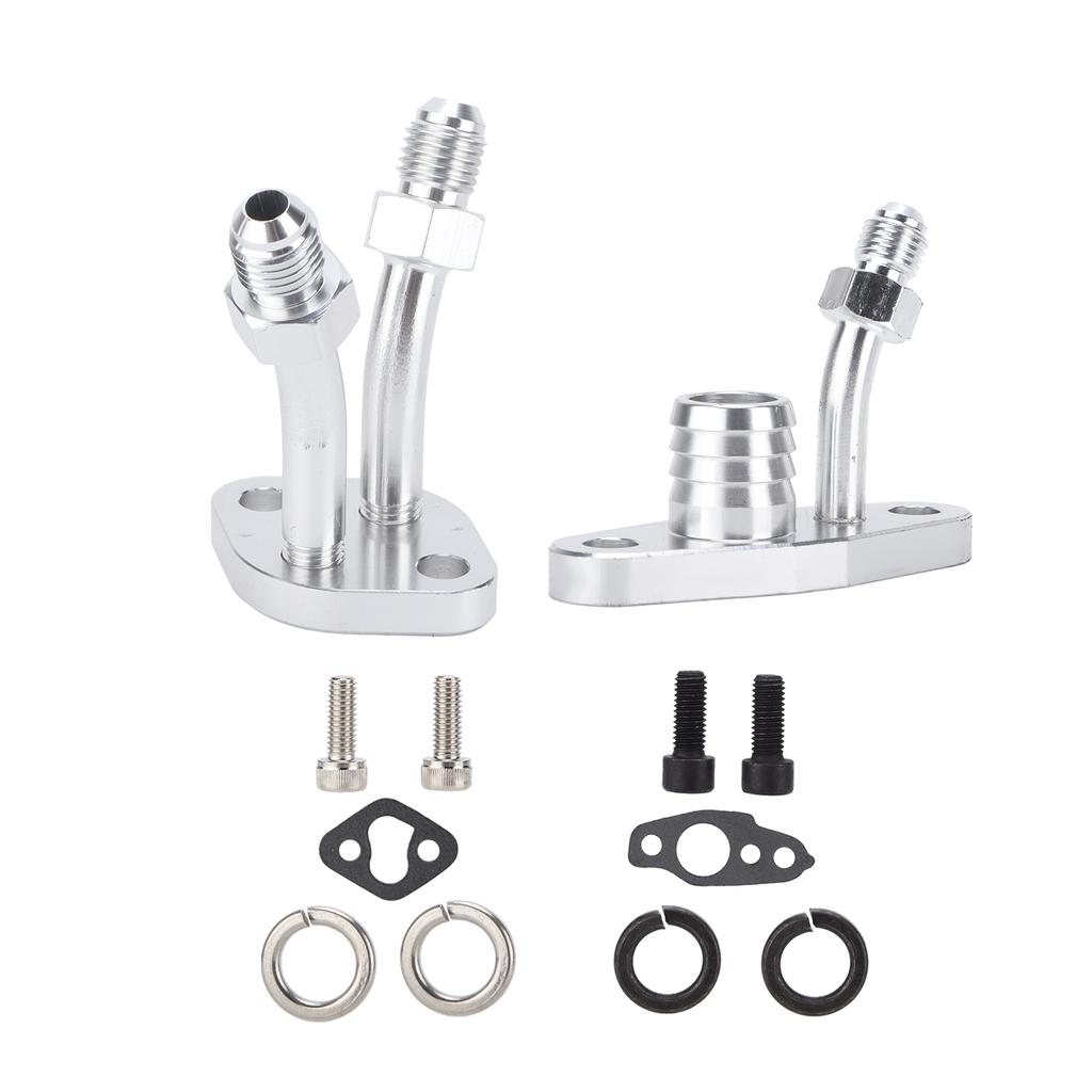 Car Turbo Oil Feed Drain Flange Kit Modification Replacement for CT9 CT12 CT20 CT26 Turbocharger