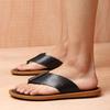 2024 Hot Selling Summer Anti Slip Men's Flip Flops Beach Camping Shoes Men's Home Flat Shoes High-quality Handmade Soles