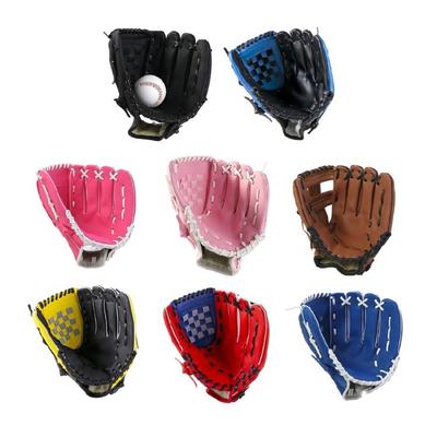 Rękawica do treningu baseballowego na lewą rękę Sprzęt do treningu pola softballowego Rękawica do łapania ze skóry PU dla Dzieci Młodzieży Dorosłych