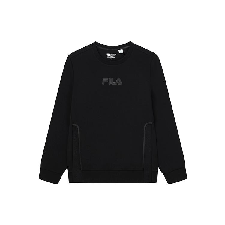 New FILA Sweatshirt Men's Jet Black F61M148210FBK