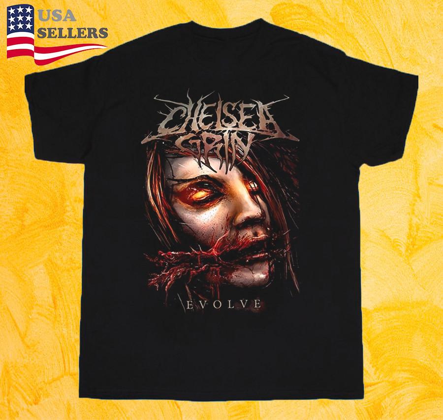 CHELSEA GRIN Evolve American Deathcore T-Shirt All Size S to 5XL WA606 Unisex T-Shirt XXXL