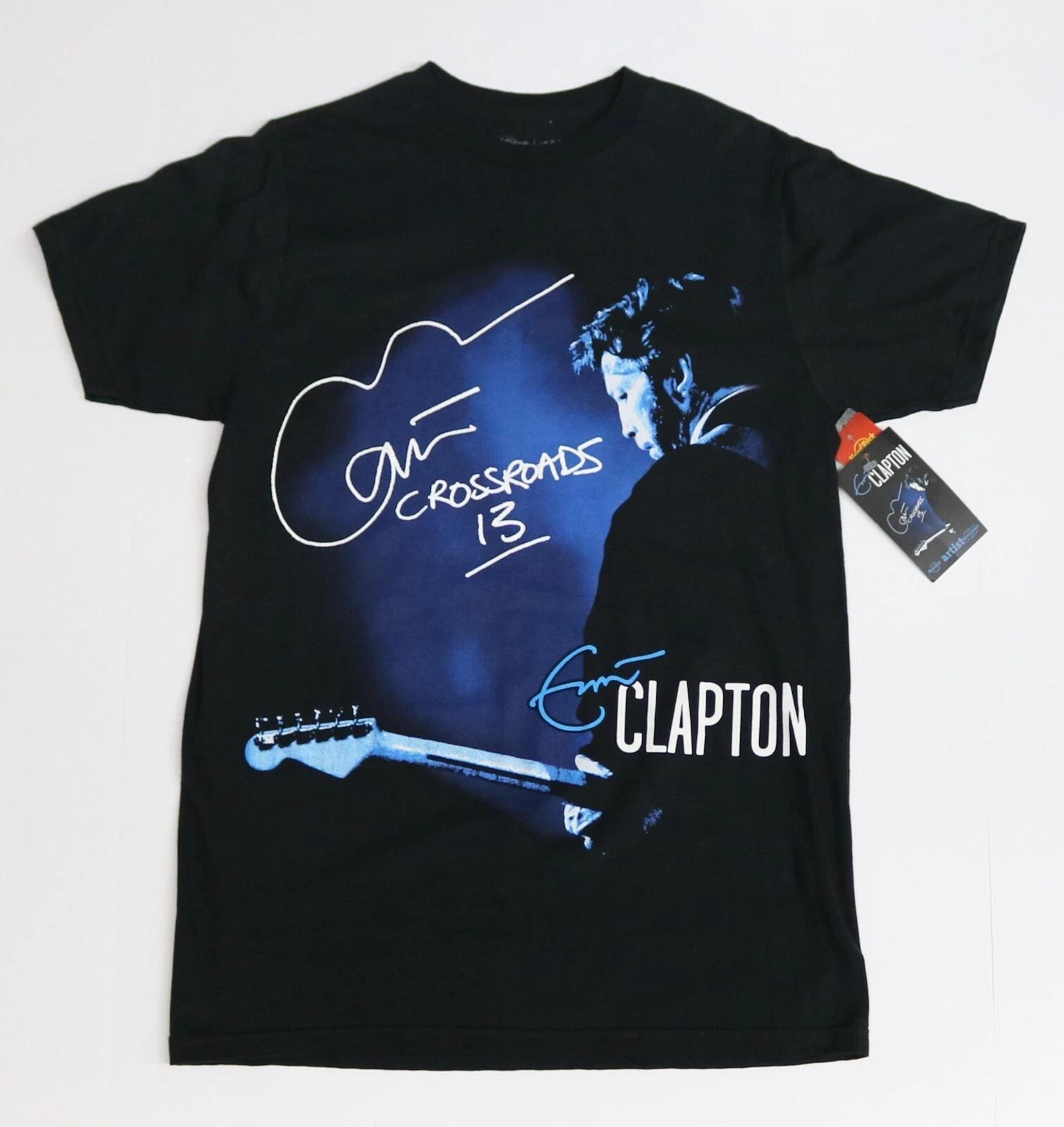 Hard Rock Cafe Paris Men s Black T-Shirt - Eric Clapton Crossroads 13 - Size M S