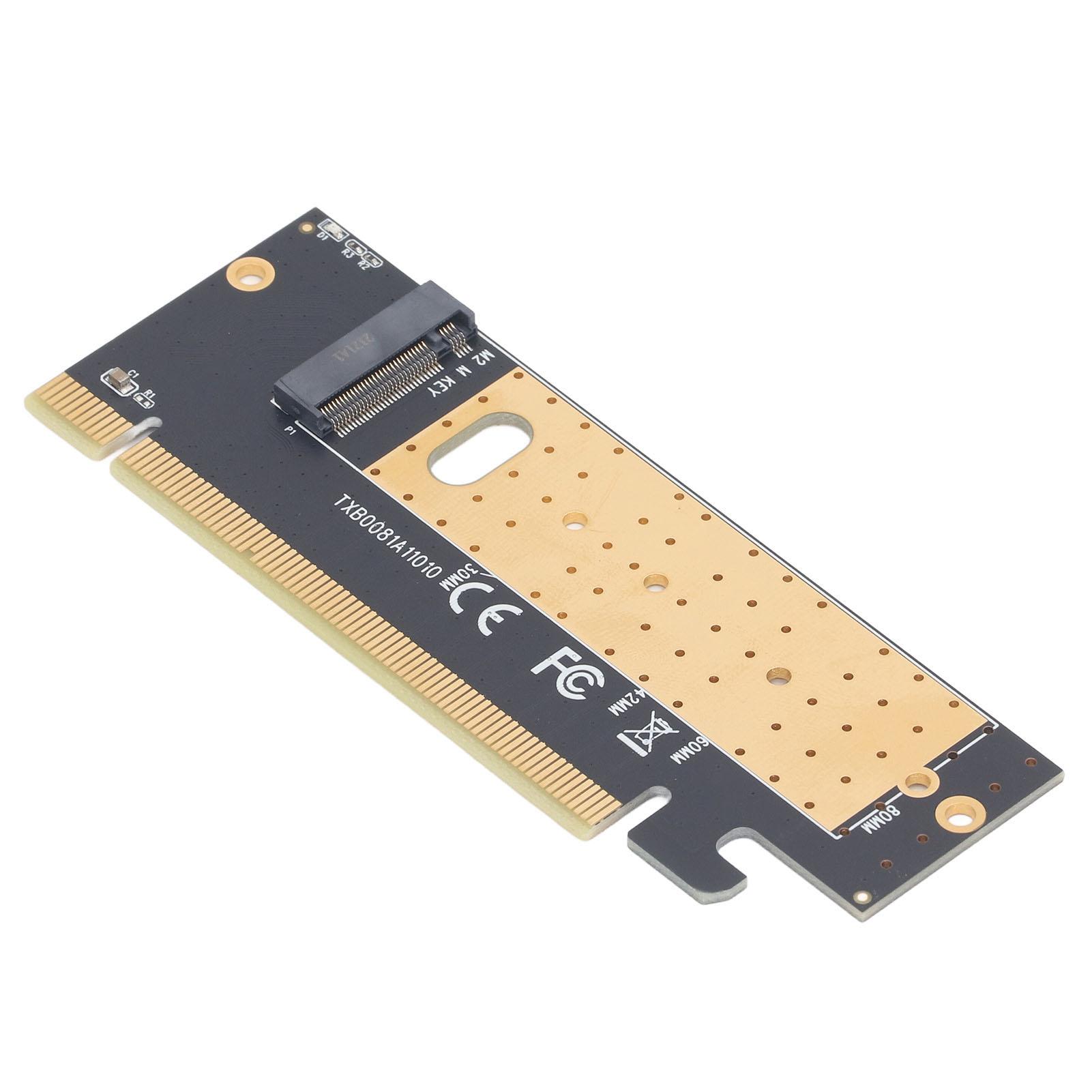 

Адаптерна карта NVMe M.2 SSD Plug and Play M.2 NVMe SSD M Ключ до карти PCIe 3.0 X16 для 2230 2242 2260