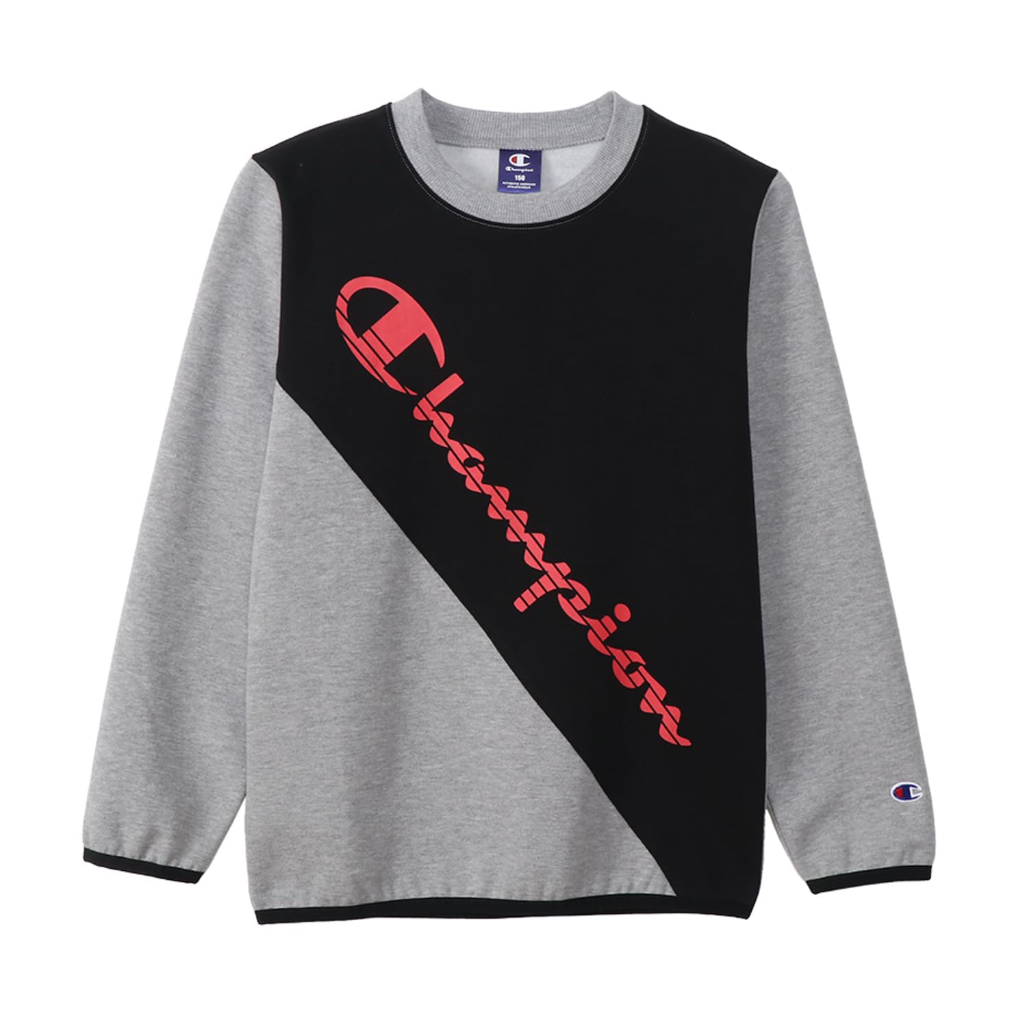 

Champion Long Sleeve Rubber Print Crew Neck Kids Fleece-Lined Sweatshirt, Schoolboys, CK-AS018-070-150