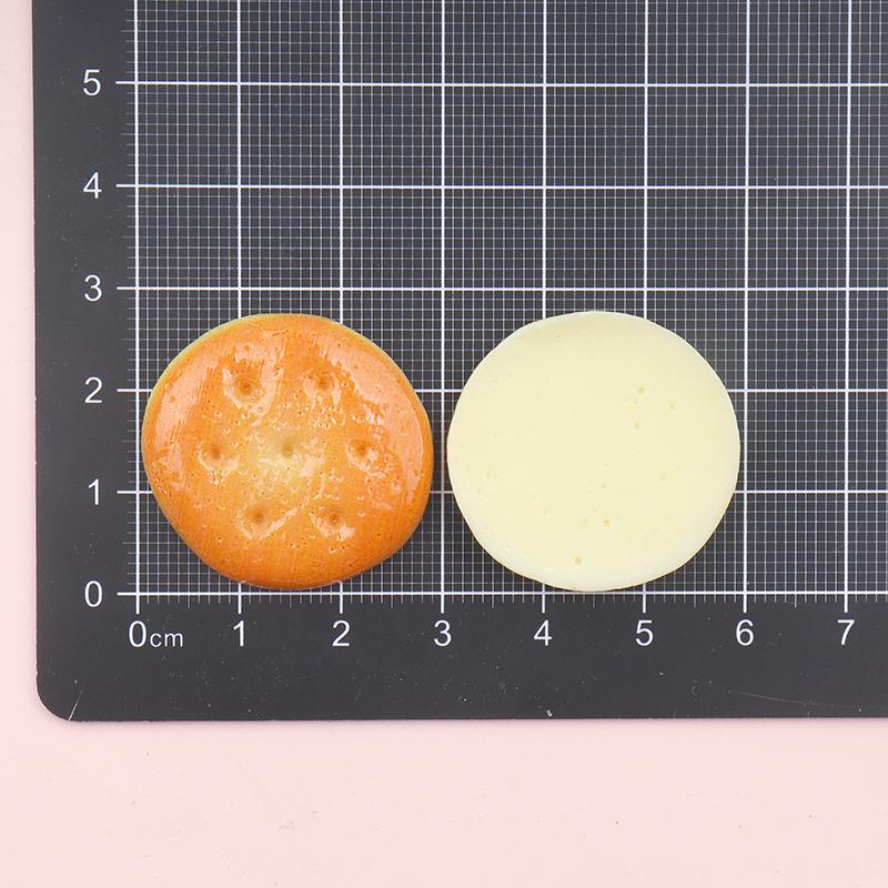 10/100pcs Kawaii Cookie Simulation Food Art Supply Flatback Cabochon DIY Dollhouse Craft Decoration Miniatures