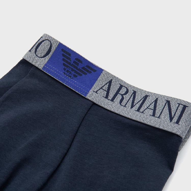 Emporio Armani Logo Print Boxer Briefs Men underwear Navy-Blue 111389-2F517-00135