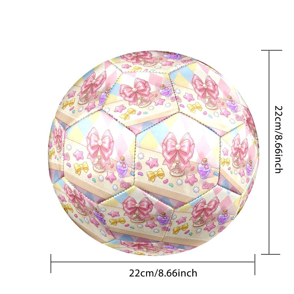 1pc Pastel Fantasy Themed Soccer Ball, Size 5, Lightweight PVC Material, Outdoor Training Soccer Ball Gift. Q62218