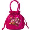 Handbag Women'S Ethnic Wind Bag Embroidered Mommy Bag Women'S Bucket Bag Pumping Belt Mobile Phone Bag National Style Versatile Portable