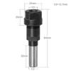 1/2 inch Shank Router Bit Collet Extension 2-1/4 inches Additional Travel 1/4 inch Shank Collet Extension Rod Hard Alloy