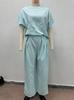Women's 2026 Summer European & American Casual Linen Suit - Loose Drape Two-Piece Set
