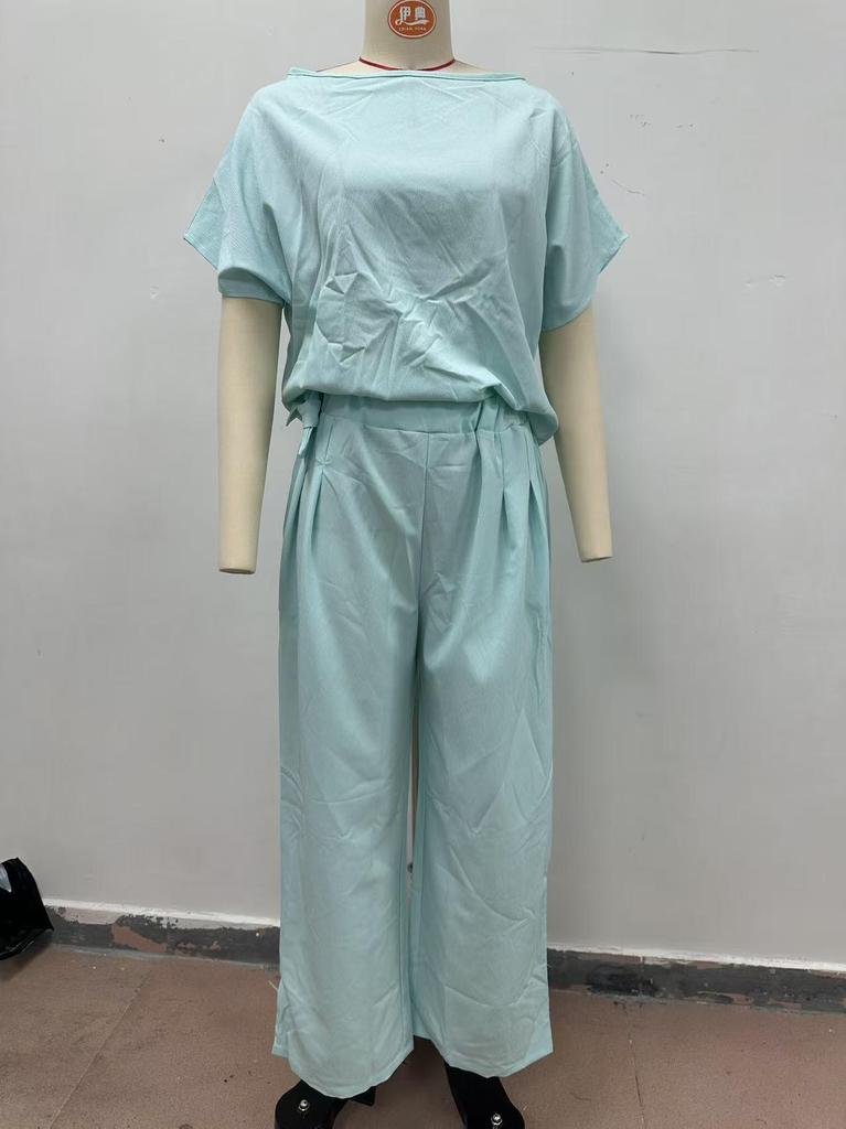 Women's 2026 Summer European & American Casual Linen Suit - Loose Drape Two-Piece Set