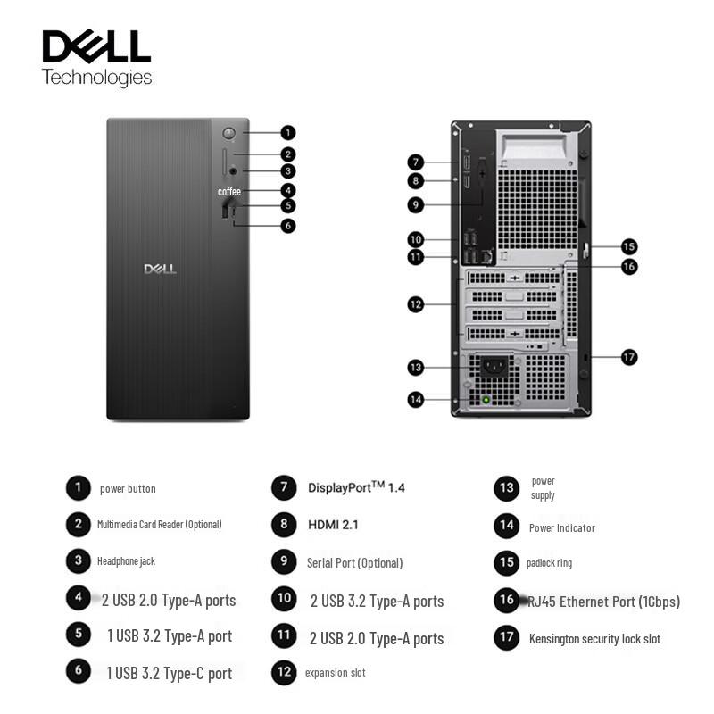 DELL OptiPlex Pro QVT1260 Business Desktop PC (CN version)