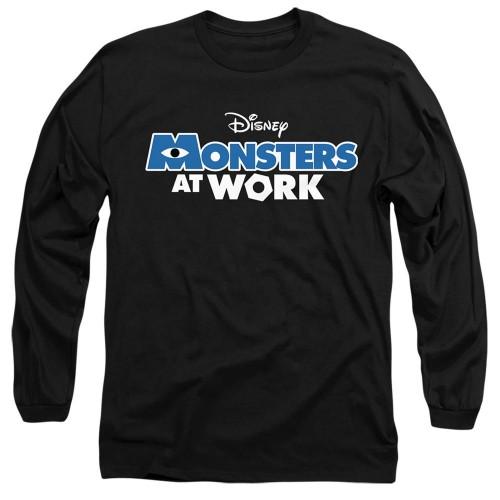 Monsters At Work Unisex Adult Dark Logo T-Shirt