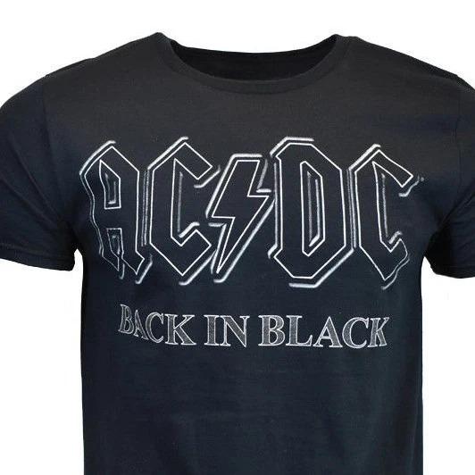 New ACDC Mens T Shirt S-4XL Rock Tour Band Metal Hard Vintage Music BLACK NEW High-end Luxury Is for Both Men and Women Top Y2k