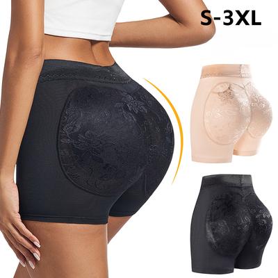 Women's Tummy Control Pants Female Fake Buttocks Control Panties Hip-lifting Pants Large Size Tight Waist Shaping Panties