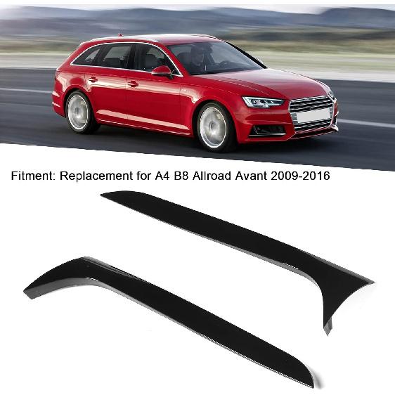 

Acouto Glossy Black Rear Back Window Side Spoiler for B8 Avant 2009-2016, Maintenance Replacement with Easy Installation