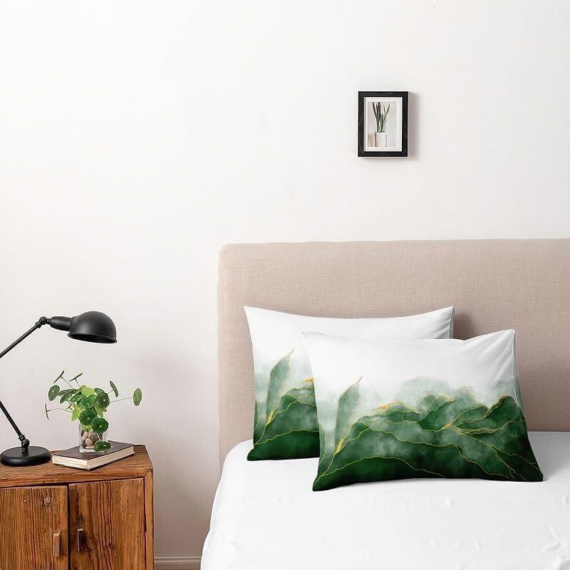 Set biancheria da letto color oro marmo, copripiumino e federa per bambini e adulti stampati in 3D in microfibra ultra-fine con cerniera