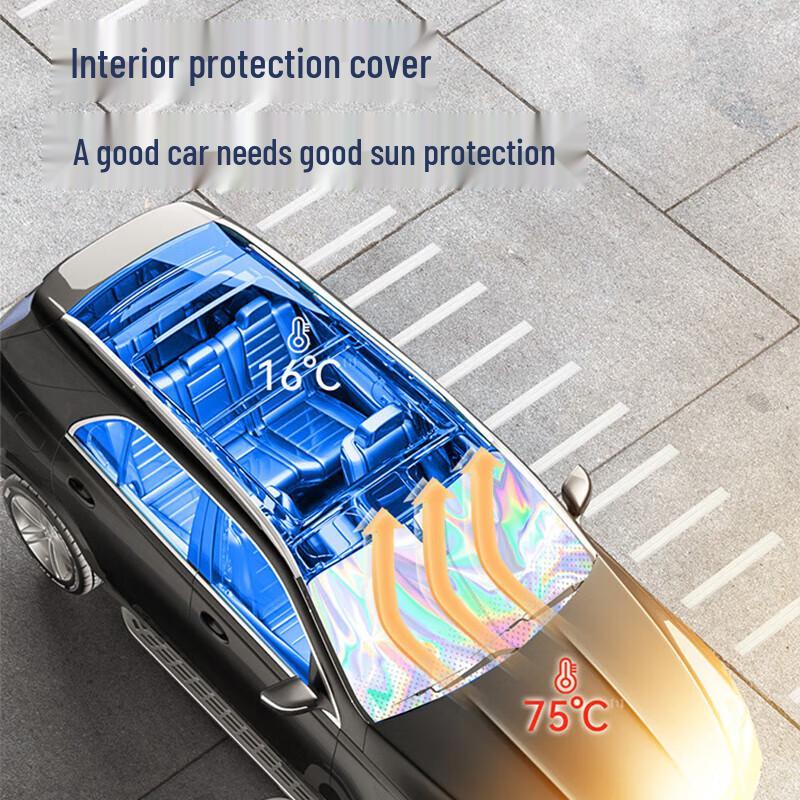 Laser Sunshade Cover: Heat Insulation for Geely Xingyue L, Xingrui, Boyue L, Emgrand, Binjie, Ji, and Panda Cars.