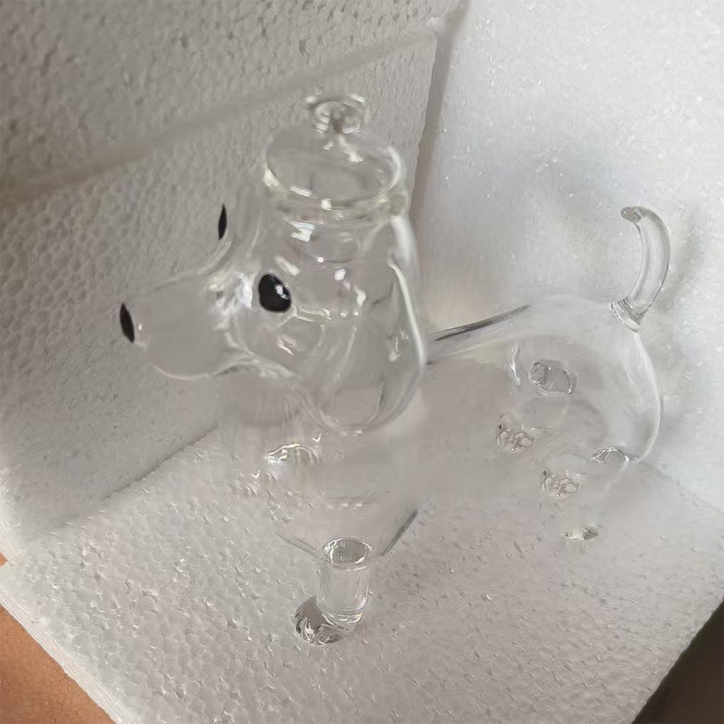 Dog Candy Jar, Sealed Container Dog and Sausage Shaped Sealed Jar, Transparent Jar, Wine Bottle - Style Pet,Kitchen