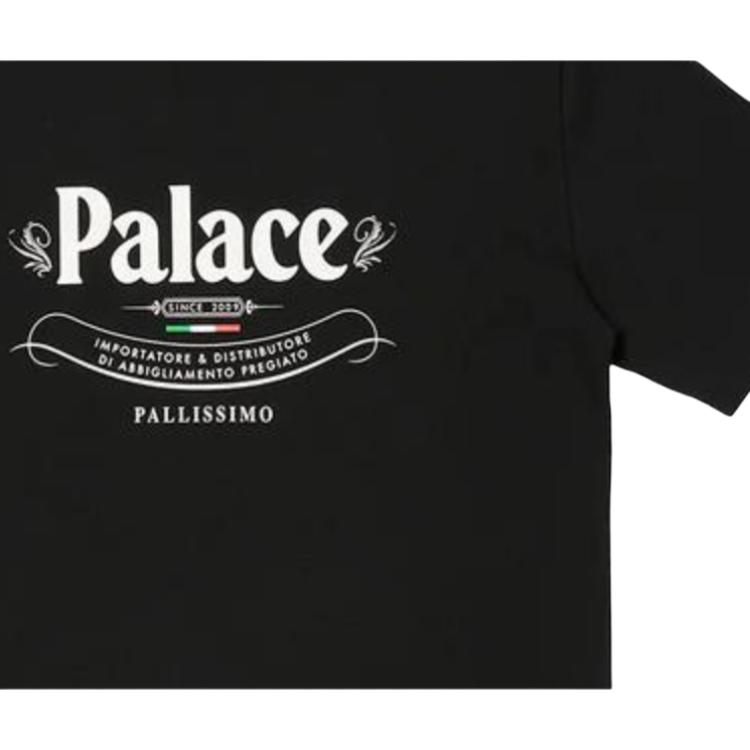 Palace Pallissimo T-Shirt Black Unisex Tops P26TS062