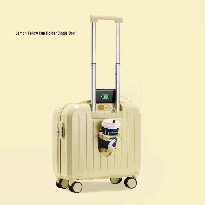 Xiao Yan Multi-functional Carry-on Spinner Luggage 18 inch