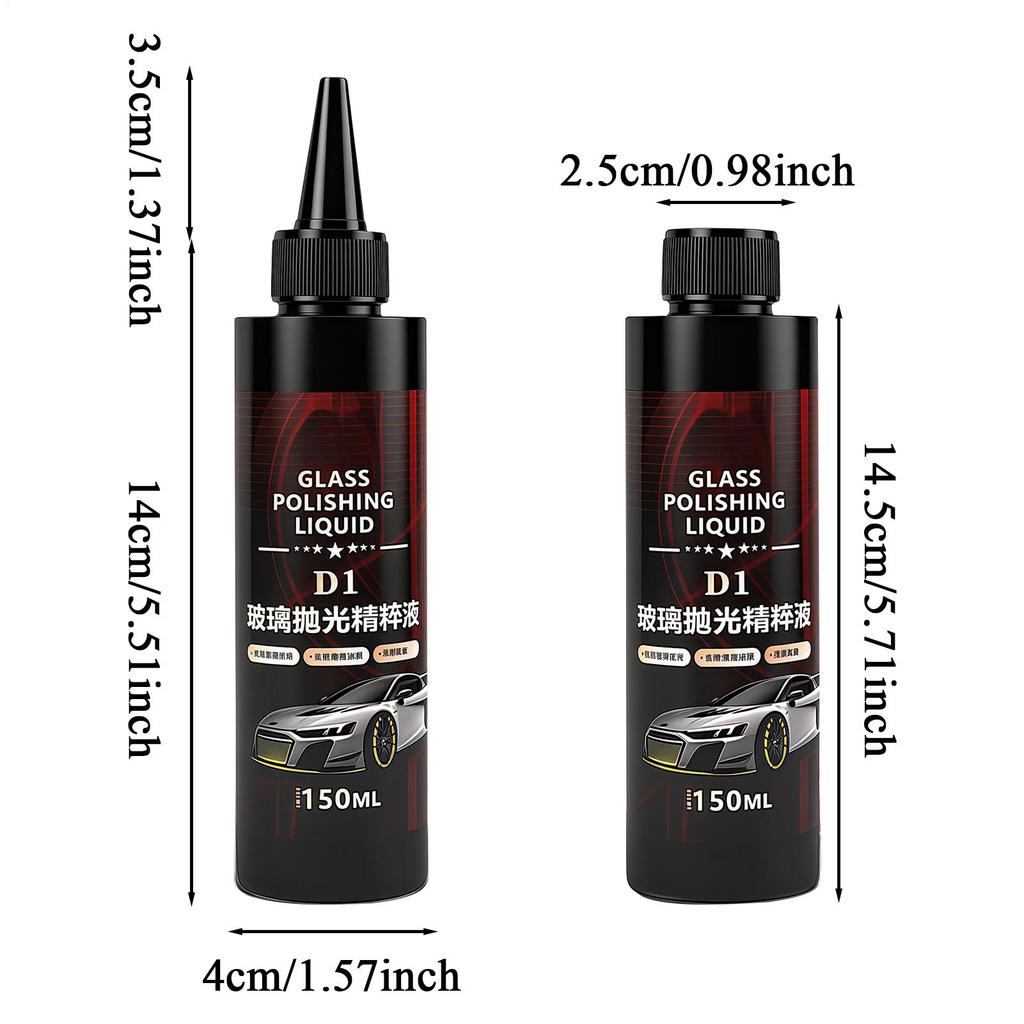 Auto Glass Polishing High Gloss Window Cleaning Agent Automotive Detailing Supplies Windshield Scratch Remover Polish Cleaner