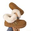 Women autumn winter new lace up soft soled casual warm cotton shoes Fashionable versatile thick soled women snow boots