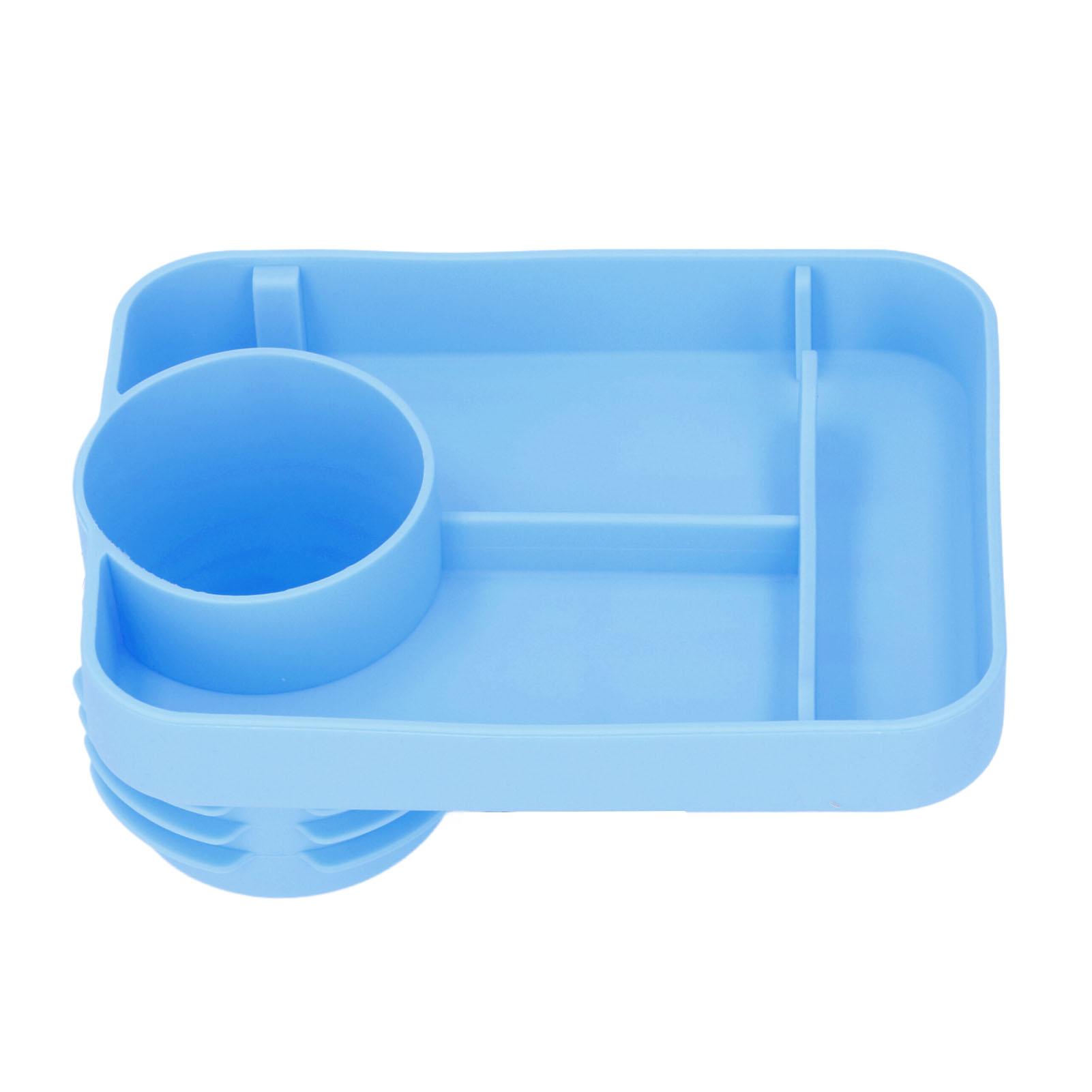 

Детский автомобильный поднос, силиконовый автомобильный поднос для закусок, многофункциональный детский автомобильный подстаканник для закусок и напитков Blue