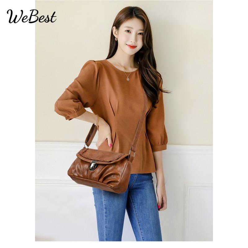 

Commuter Crossbody Casual Shoulder Bag one size fits all червоний