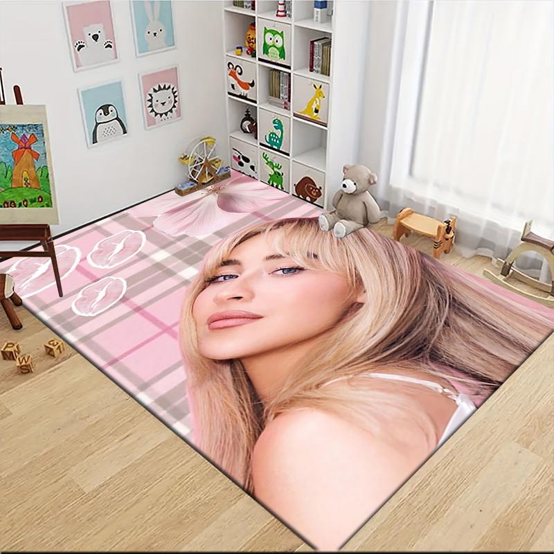 Floral Dreamy Background Carpet Rug Soft Washable Antislip Home Living Room Sofa Mats Personalized Christmas Rug
