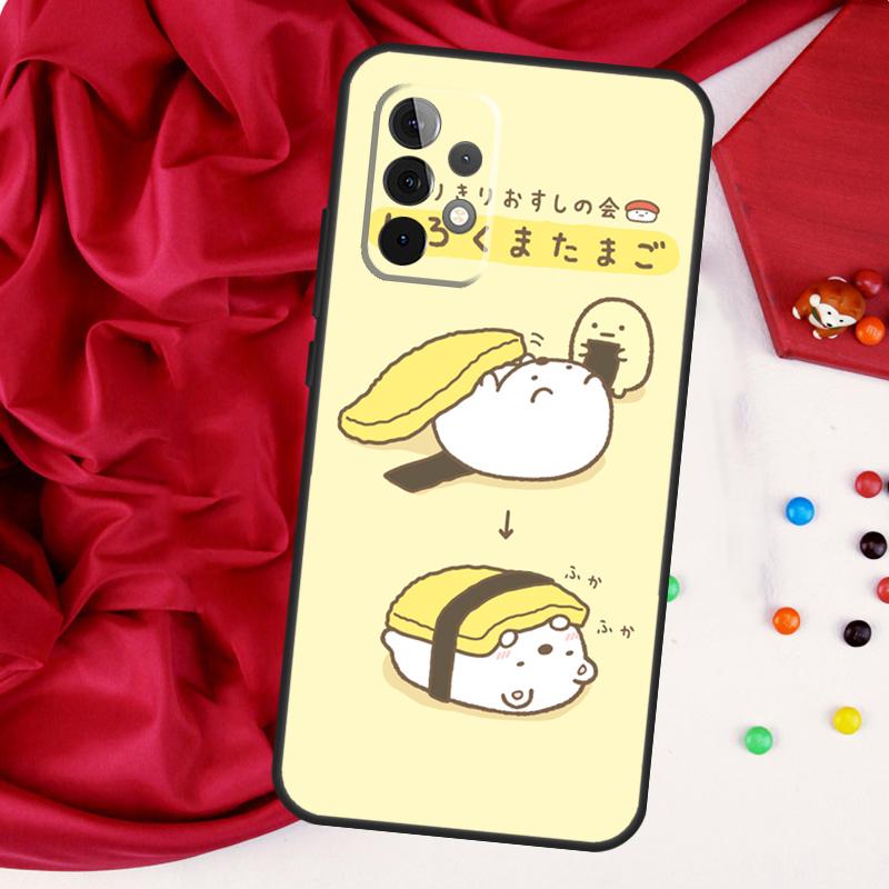 Sushi Maki Rice Kitchen Food Cute For Samsung Galaxy A52 A32 A22 A54 A14 A16 A26 A36 A56 A55 A35 A05 A06 A15 A53 A33 A13 Case