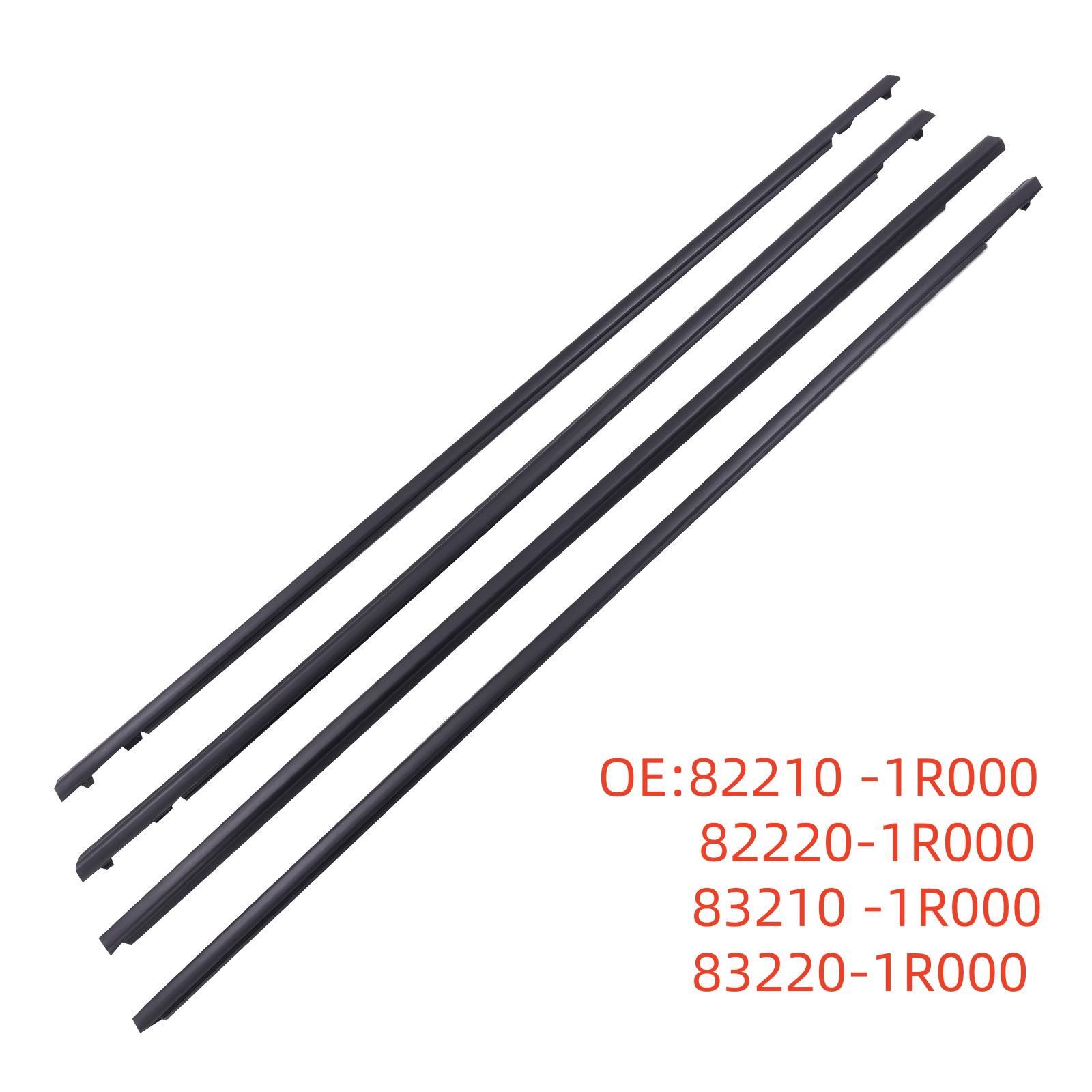 Современная шумоизоляционная оконная уплотнительная полоса-ветроотбойник для автомобиля HYUNDAI 82210-1R000 82210-1R000, 82220-1R000, 83210-1R000, 83220-1R000