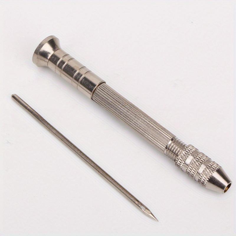 Leathercraft & Shoe Repair Kit 5-Piece Awl Set With Replaceable Needles For Diy Projects